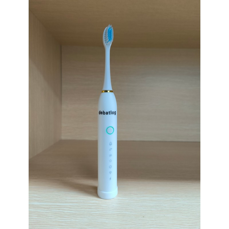 Debatlog Limited Simple Clean Electric Toothbrush – White, 3 Modes,