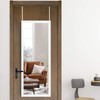 MIRUO Over The Door Mirror Full Length with Hanging Brackets,