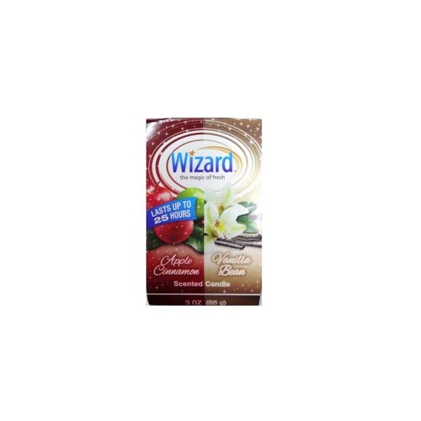 Wizard The Magic Of Fresh Scented Candles (Apple Cinnamon/Vanilla Bean,