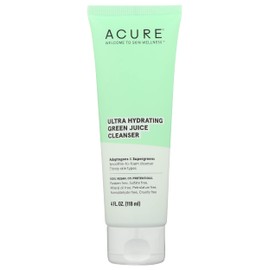Acure Ultra Hydrating Green Juice Cleanser, Paraben Free, Vegan, 4 Fluid Ounce (Pack of 1)