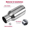 Upower Pack of 2 Exhaust Tip 2.5 inch Inlet 4