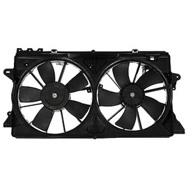 Agility Auto Parts 6010328 Dual Radiator and Condenser Fan Assembly (Use Garage Tool to Check Correct Compatibility)