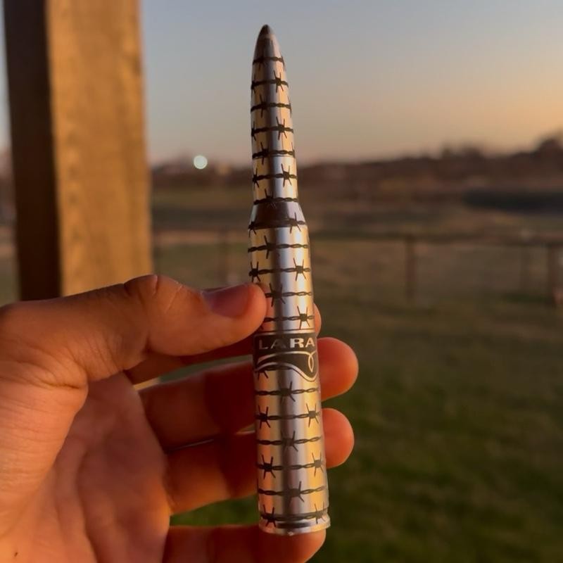 (NOT REAL BULLET) Custom Etched Bullet Antenna for Any Truck