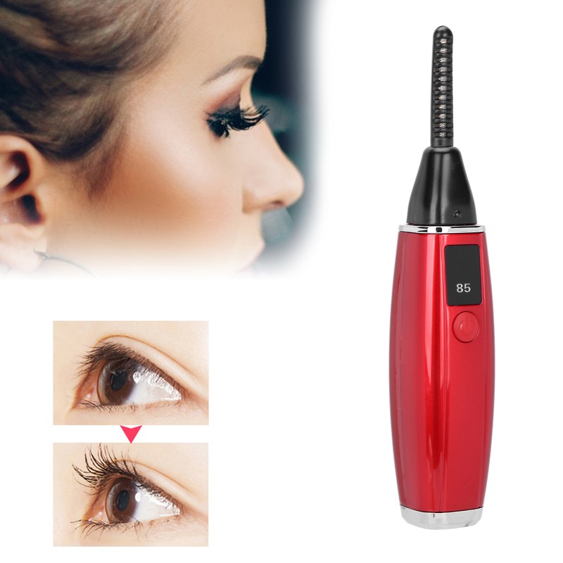 Electric Heated Eyelash Curler Long Lasting Two Temperature Electric Eyelash