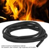 5mm/0.2in Black Cord Protector Self Wrapping Wire Loom High Temperature