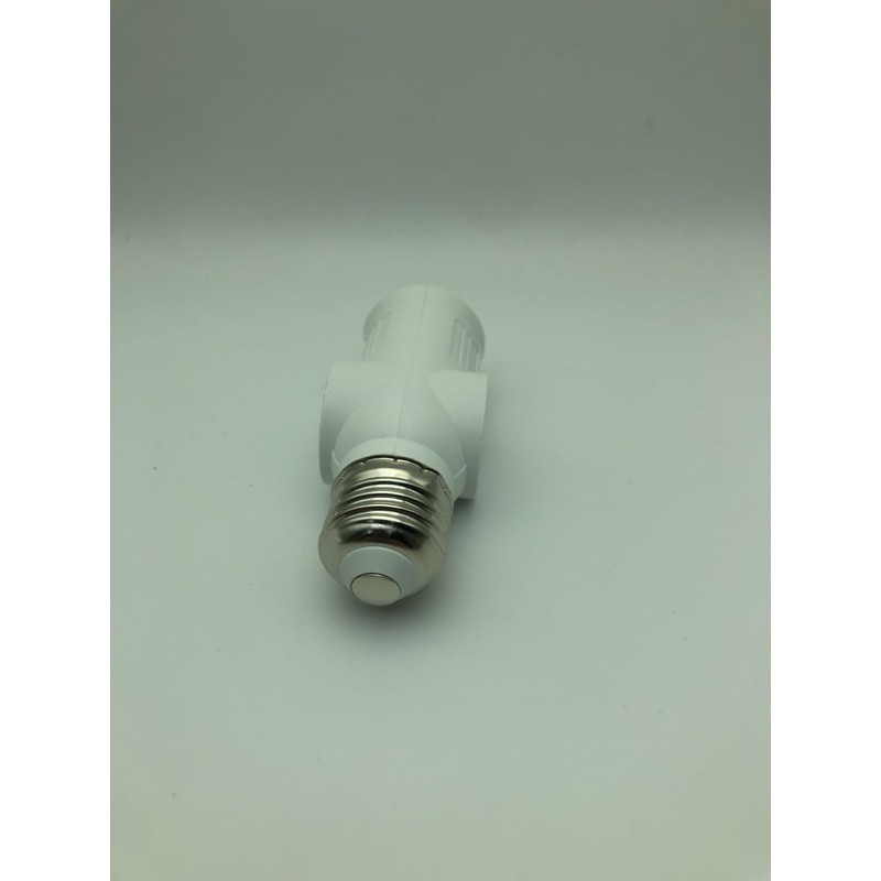 Figame 3 Prong Light Bulb Socket Plug Adapter, Polarized Bulb