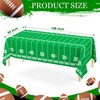 WNINK WNINK Football Tablecloth Party Decorations, 2 Pack Plastic Football
