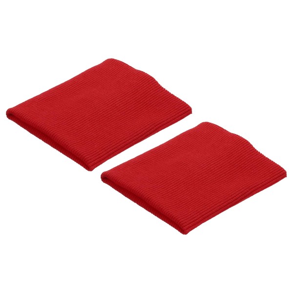 sourcing map Elastic Cuffs Ribbed Trims 7.5x9cm Cotton Fabric Knit