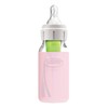 Dr. Brown's Options+ Narrow Glass Bottle Sleeve, 100% Silicone, Pink,