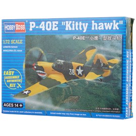 Hobbyboss 1:72 Scale P-40E Kittyhawk Diecast Model Kit