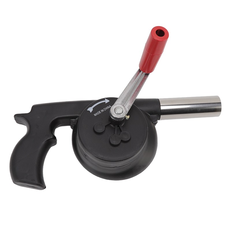 Hand Crank BBQ Blower Lightweight Portable ABS Barbecue Fan for