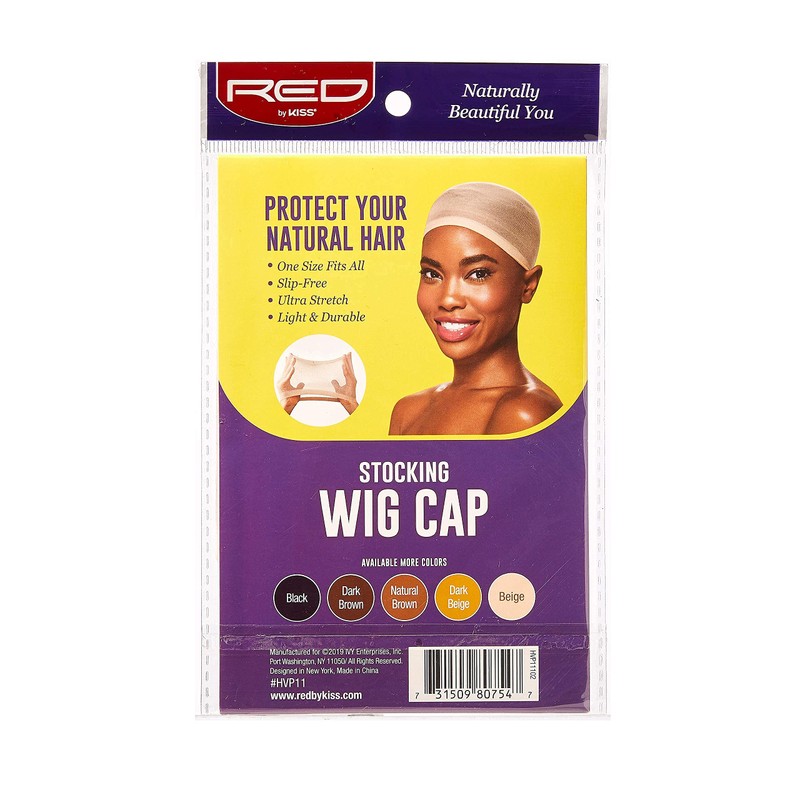 Red by Kiss Stocking Wig Cap 5 PCS (Beige)