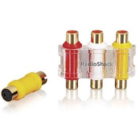 Modular RCA A/V Coupler and S-Video Coupler