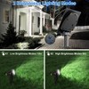 CREPOW Solar Spot Lights Outdoor, Solar Landscape Spotlights IP65 Waterproof