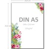 25 Letter Paper Sets DIN A5 - in White with