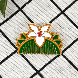Mulan Comb Enamel Pin - Cooperation Series - Enamel Lapel Pin - Plated Badge for Clothing, Bags, and Lanyards