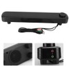Desktop Notebook Subwoofer Speaker 3W Professional Speaker Sound AmplifierBlack