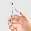 LKCCTK Stainless Steel Nipper Nail Clippers, Easy to Carry, Cuticles,