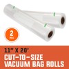 PrimalTek 11” x 20’ Cut-to-Size Vacuum Bag Rolls — 2