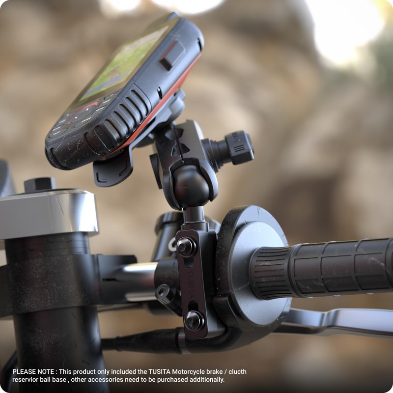 TUSITA Motorcycle Brake Clutch Reservoir Ball Base B Size 1"