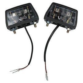 Number Plate Illumination Light/Lamp for Trailers Caravans Vans 2 Pack
