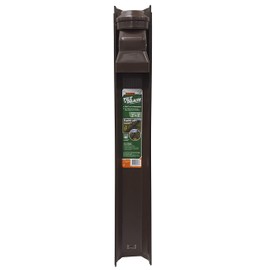 Frost King GWS3B Tilt N' Drain Downspout Extender, 3'. Long, Extends to 6', Brown, Pack of 3