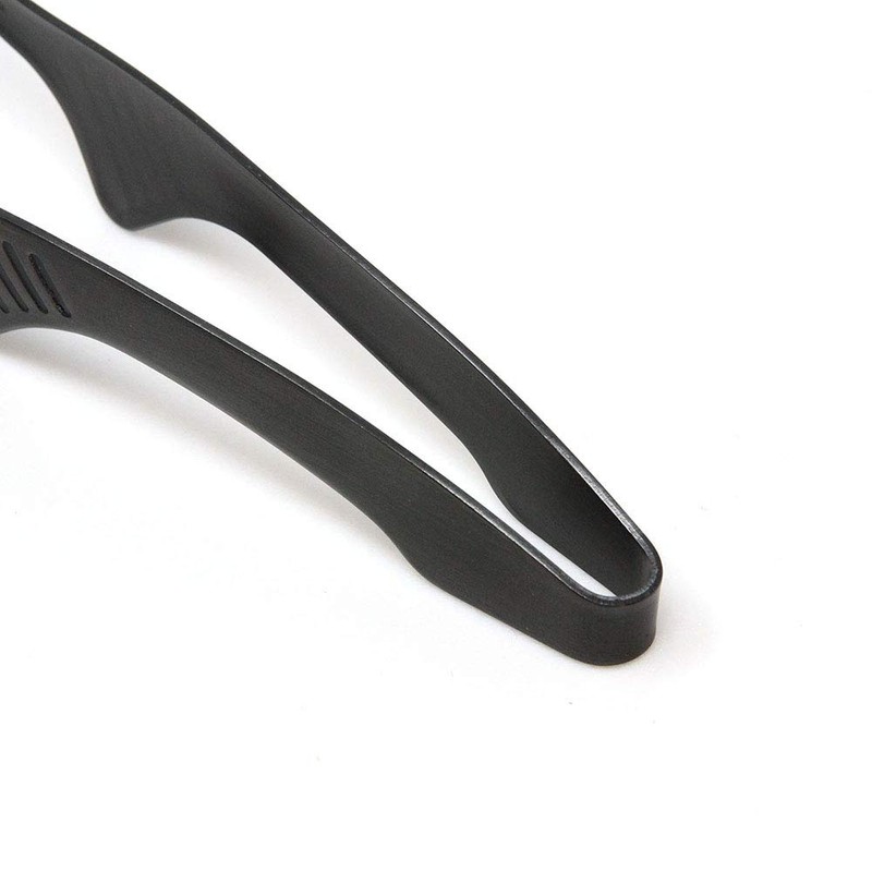 (Black) - Todai 24cm Stainless Steel Non-Slip Yakiniku BBQ Tongs