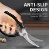 ECO-WILL Heavy Duty Kitchen Poultry Shears with 2 Springs, Non-Slip