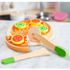 New Classic Toys 10587 Wooden Pretend Play Kids Cutting Pizza