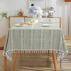 meioro Bohemian Tablecloth for Kitchen Decoration, R100 cm Macrame Tablecloth