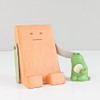 TOSMU 70111 Bo-chan Smartphone Stand Wooden Green Cute Green