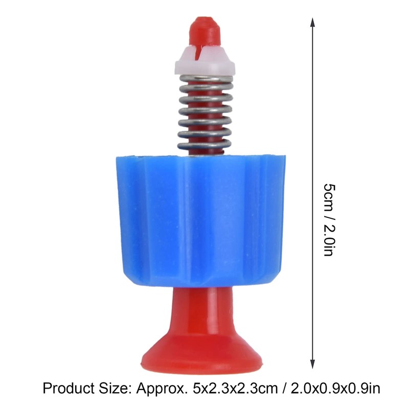 Safety Drain Valve, 5 x 2.3 x 2.3 cm, PP