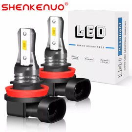 SHENKENUO Stock Fit LED Headlight Bulbs for Hyundai Elantra 2011-2017 Low Beam Set 2