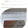 Sormasha Porta Gafete o Credencial, PVC Alta Transparencia Calibre S10