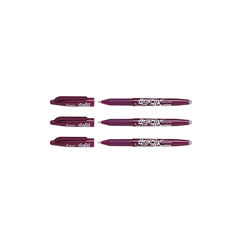 Pilot Frixion Ball 07 Erasable Rollerball Pens Medium Point Burgundy