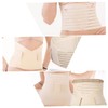 LALAFINA 3pcs Belly Girdle Support Band Postpartum Belly Wrap Post