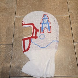 Game Face Houston Oilers Knit Hat Helmet Game Face VINTAGE 1990 Cap USA balaclava ski mask