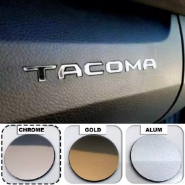 Advanced Trims Chrome Glove Box Dashboard Letter Inserts fits 2016-2025 Toyota Tacoma FREE SHIP