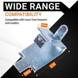 920158 Freezer Shelf Clip Freezer Cooler Shelf Support Shelf Square Clips Stainless Steel Shelf Clip Replacement Part by BlueStars - Exact Fit For Refrigerators - PACK OF 10