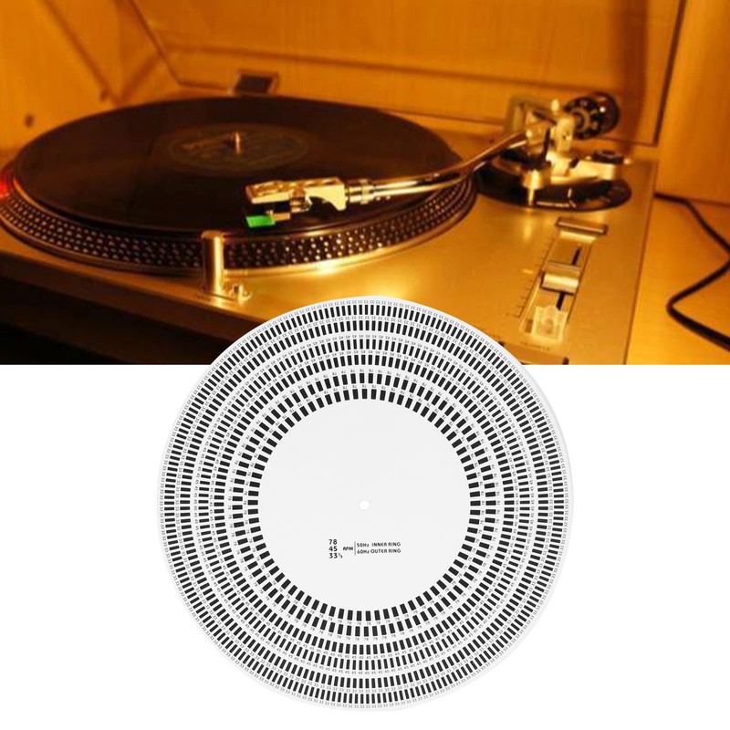 LP Stroboscope Disc Rotational Speed Detection LP Vinyl Turntables Calibration