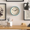JONES CLOCKS® Spin Wanduhr | Kleine Moderne runde Uhr |