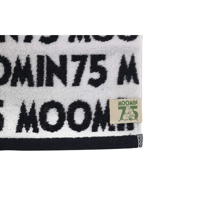 Marushin Moomin Hand Towel, Moomin 75 Anniversary Design, 100% Cotton,