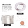 TonJin Invisible Hair Nets and U Shaped Hair Pins Set/Hair