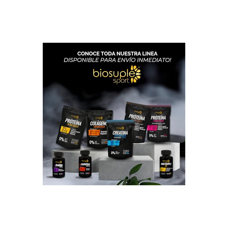 BIOSUPLE | Creatina + Beta Alanina 100% puras, sin ingredientes