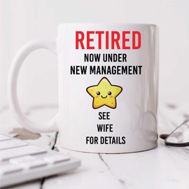 60 Second Makeover Limited Retired Under New Management See Wife-Tasse Ehemann Ruhestand Geschenk Lustige Kaffeetasse Freund Humor Humor