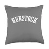Gunstock Mountain New Hampshire Bold Rustic Grungy Ski Skier Throw
