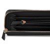 REDOLZ Women's Large Leather Wallet | Large Zip Compartment, 16