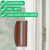 Door Pull Handle in Brown RAL 9077, ASA Plastic, for