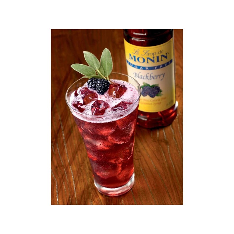 FixtureDisplays Monin Sugar Free Blackberry Flavoring Syrup 1 Liter 544SYPFS006F