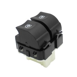 Window Control Switch, Car Window Master Control Switch Replacement 254118044R 809611667R 254117873R Compatible with Renault Compatible with Dacia Double Window Switch for Driver's Seat